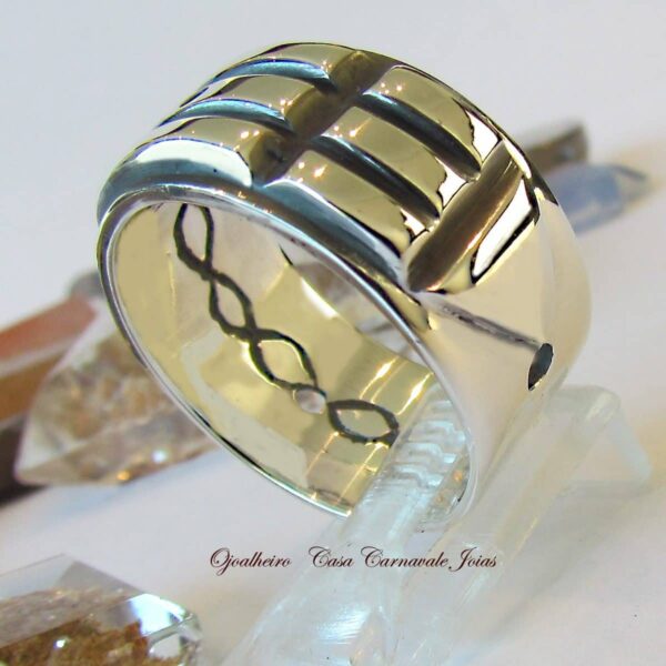 anel atlantis prata 950k macica ojoalheiro joia maravilhosa 5