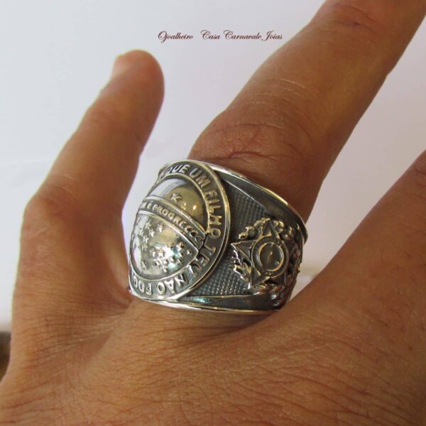 anel homens da patria em prata macica ojoalheiro 1 1