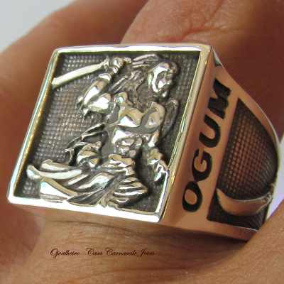 anel orixa ogum prata 950k ojoalheiro 4